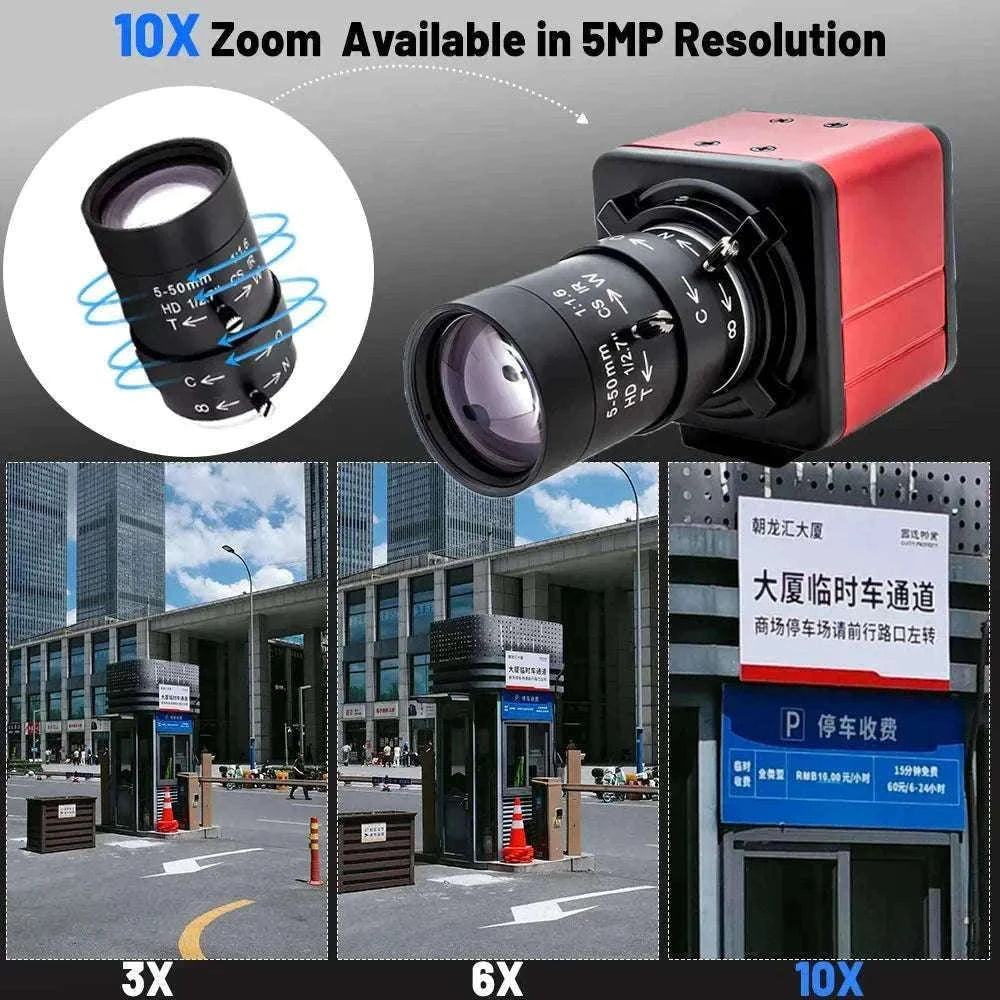 4K 8MP POE IP Camera with Zoom Lens Mini Metal CCTV-BLACK POE / 4MP / POE48V|2.8-12mm(manual)