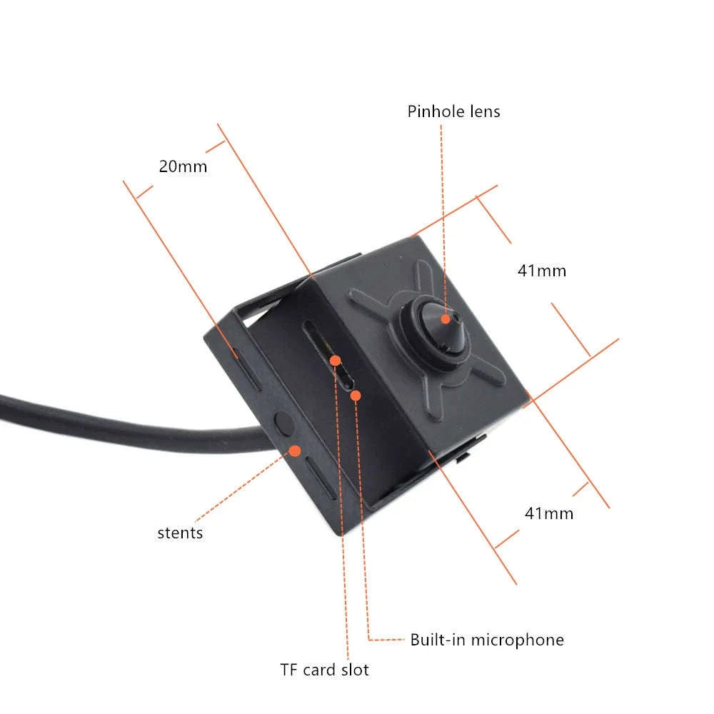 4K 8MP PoE Mini IP Camera with Starlight IMX415 Sensor-3.6mm