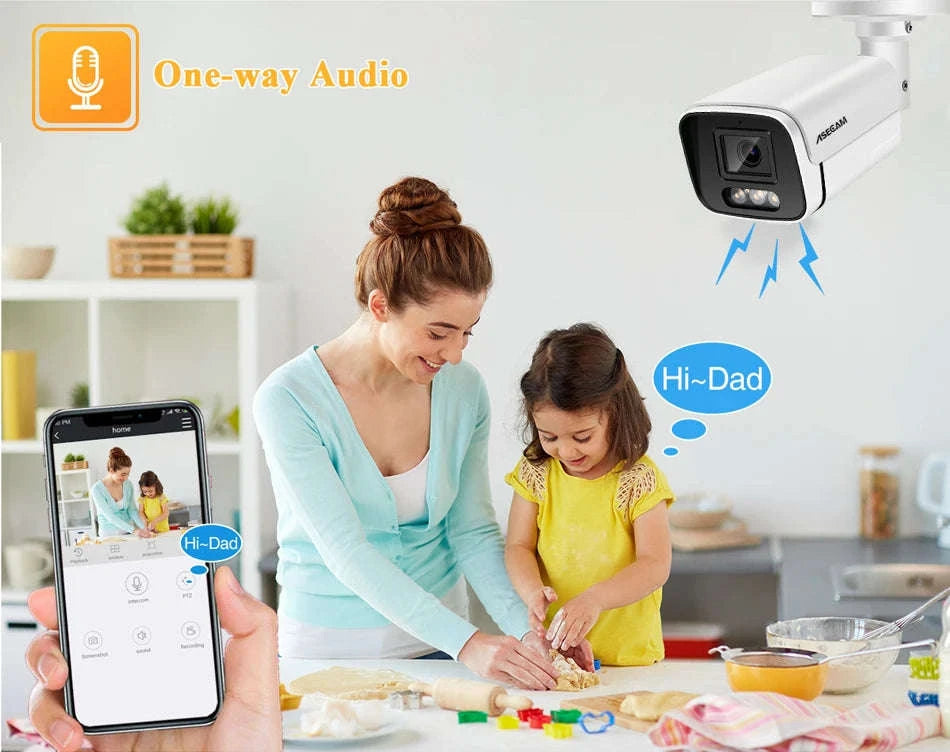 4K 8MP PoE Outdoor IP Security Camera-Super 4MP POE / 3.6mm