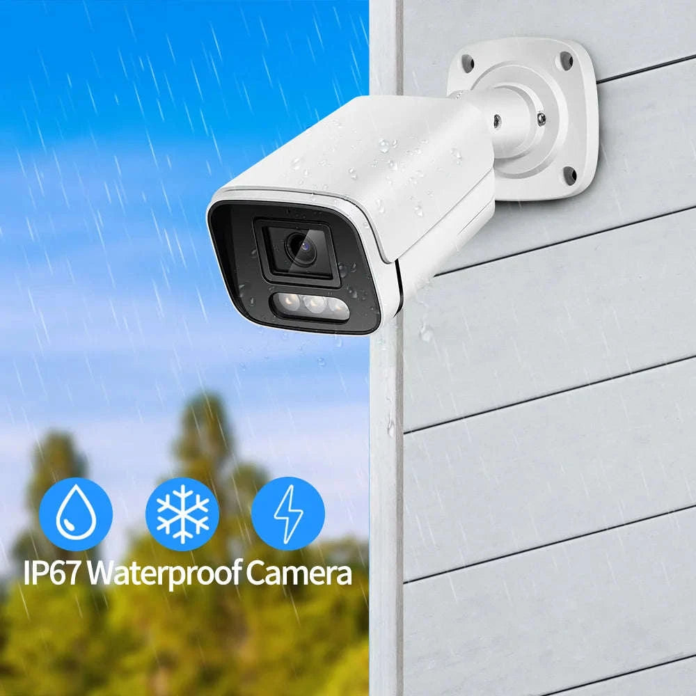 4K 8MP PoE Outdoor IP Security Camera-Super 4MP POE / 3.6mm