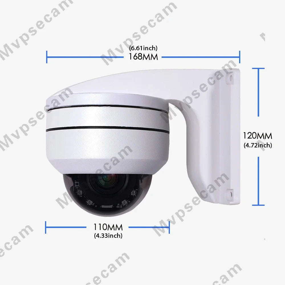 4K 8MP PTZ Dome Camera with 12X Zoom & PoE-1Pcs 4K POE PTZ / Poland