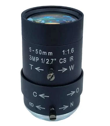 4K 8MP USB Camera with 5-50mm Zoom Lens for Motion Capture-8mm lens