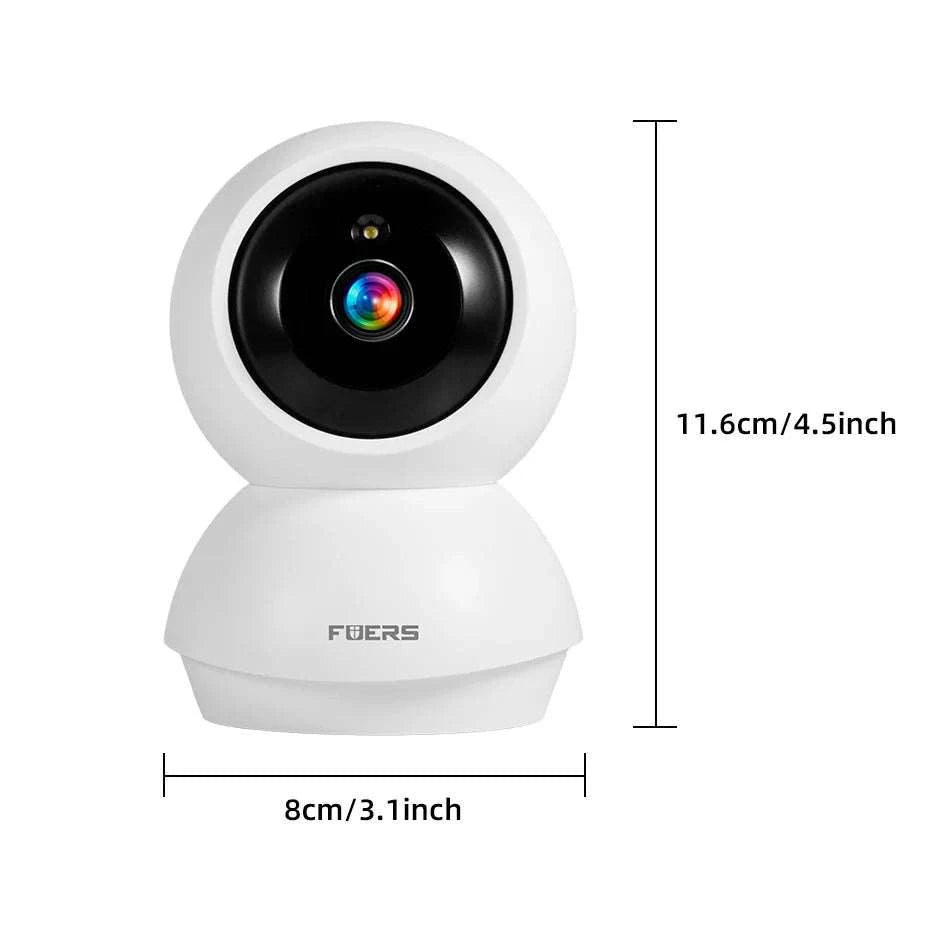4K 8MP WiFi Indoor Security Camera with Auto Tracking & App Control-5MP camera / UK Plug / China Mainland