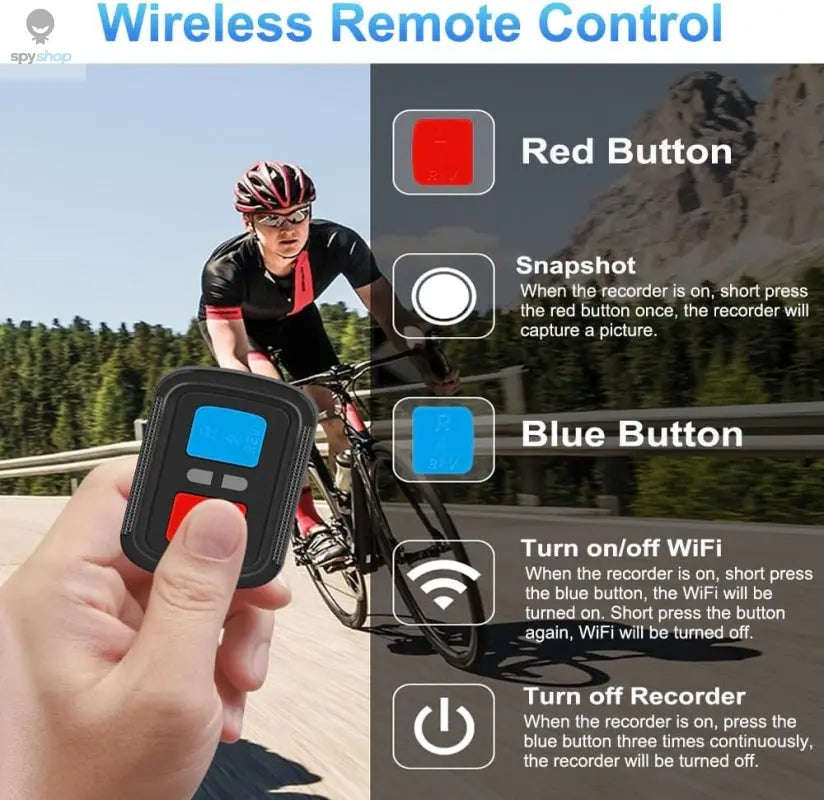 4K Bike Camera Secutek SVY-U5X – Ultra HD Cycling Action Camera-Default Title