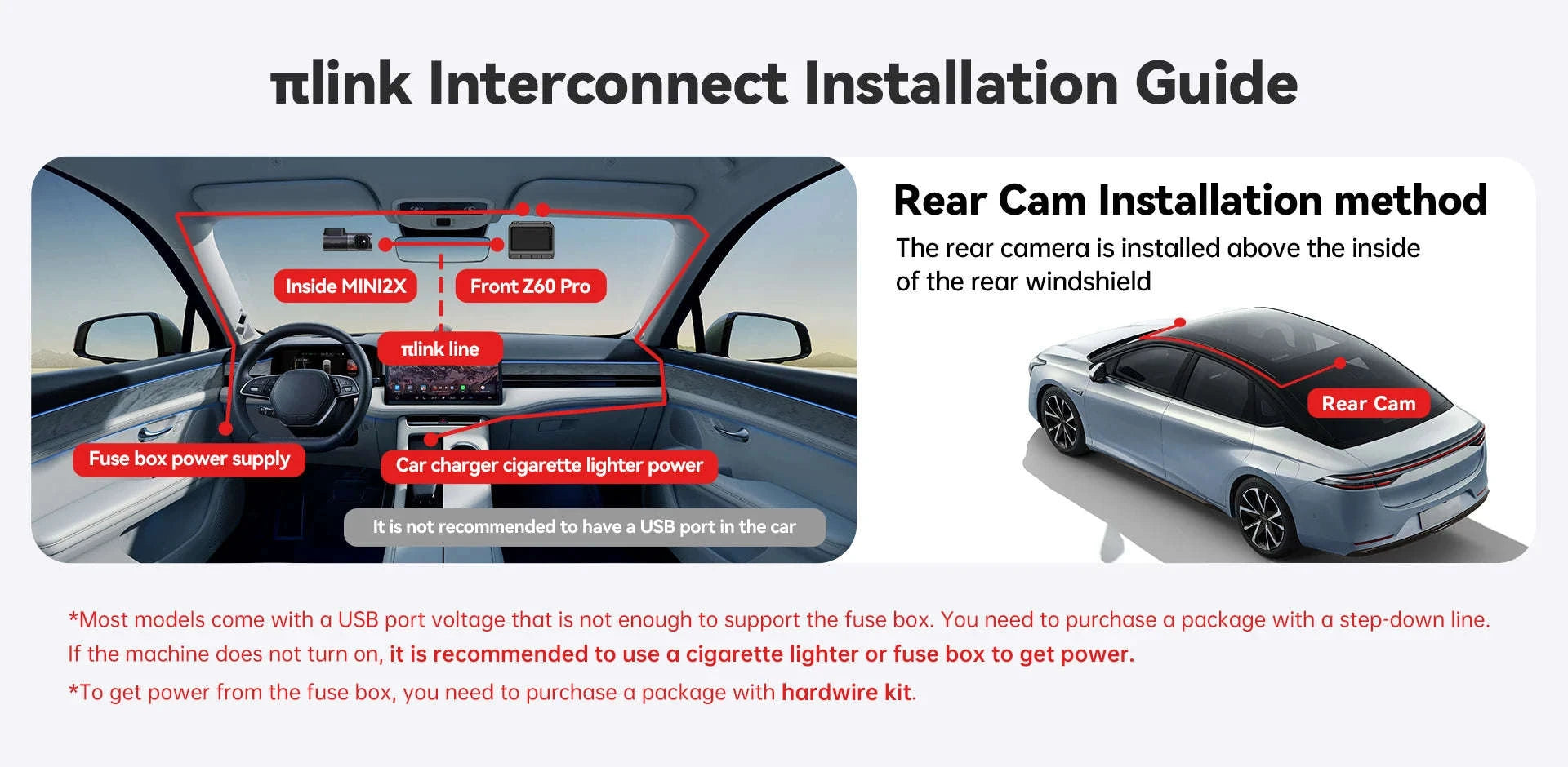 4K Dash Cam Front and Rear Interior Camera with HDR, 5GHz Wi‑Fi, GPS, ADAS, 4G Support-2-Channel / Poland / 256G SD Card