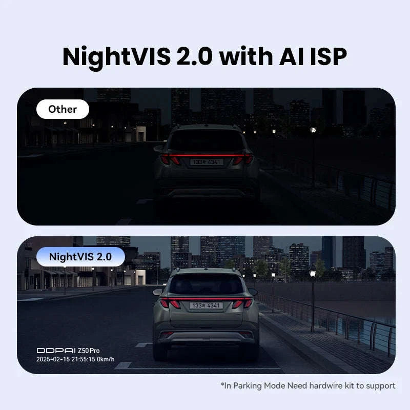4K Dash Cam with Front and Rear Camera, GPS, Night Vision, 5GHz Wi-Fi and 24H Parking Support-Front n Rear 4G n Hw / United States / NO SD Card