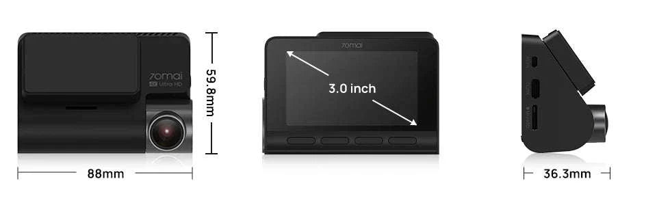 4K Dash Cam with GPS, ADAS, 24H Parking Surveillance and 4G LTE Support-2-Channel n UP04 / Saudi Arabia / No TF Card