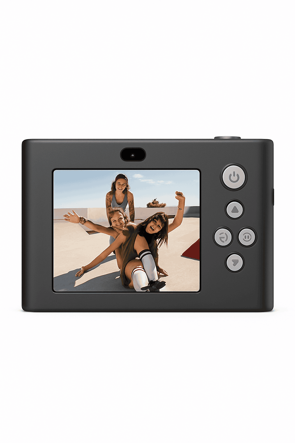 4K Digital Camera 16x Zoom Compact Camcorder-Black
