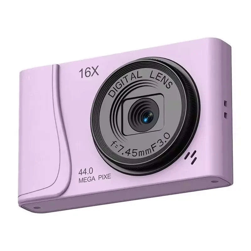 4K Digital Camera 16x Zoom Compact Camcorder-Black