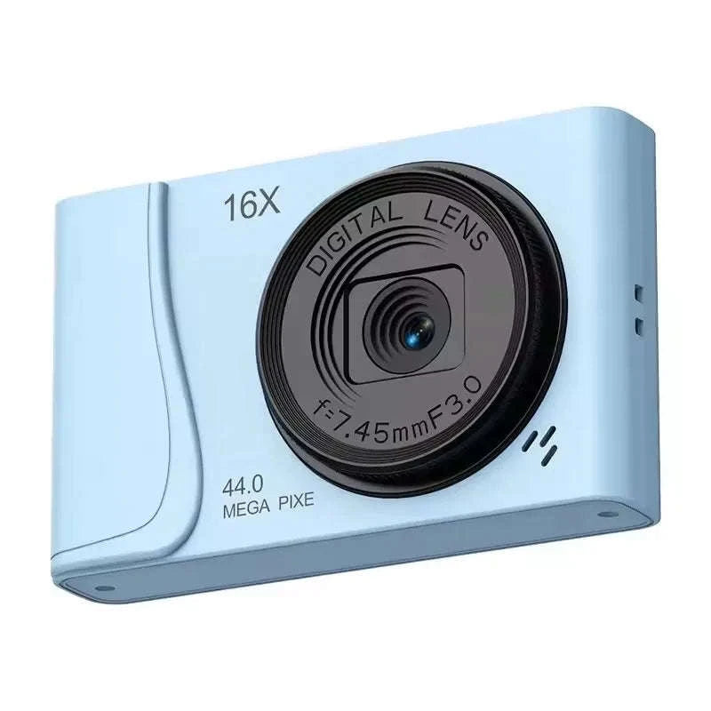 4K Digital Camera 16x Zoom Compact Camcorder-Black