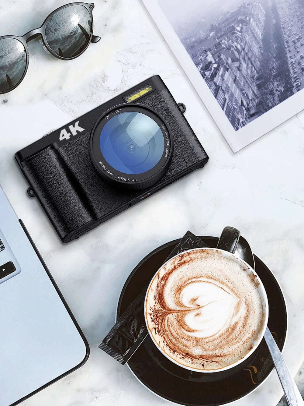 4K Digital Camera for Vlogging & Photography-Default Title