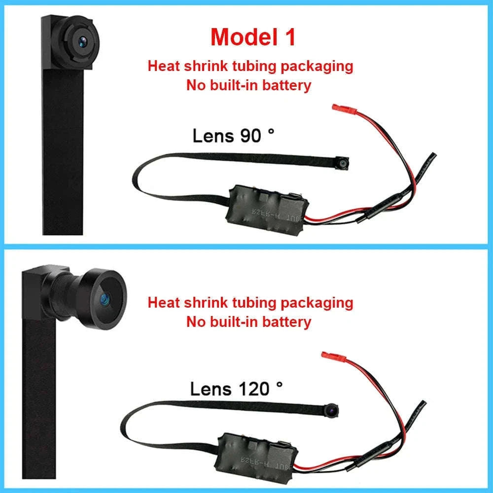 4K DIY Wireless WiFi Mini Camera for Remote Viewing-Model 2 90 degrees