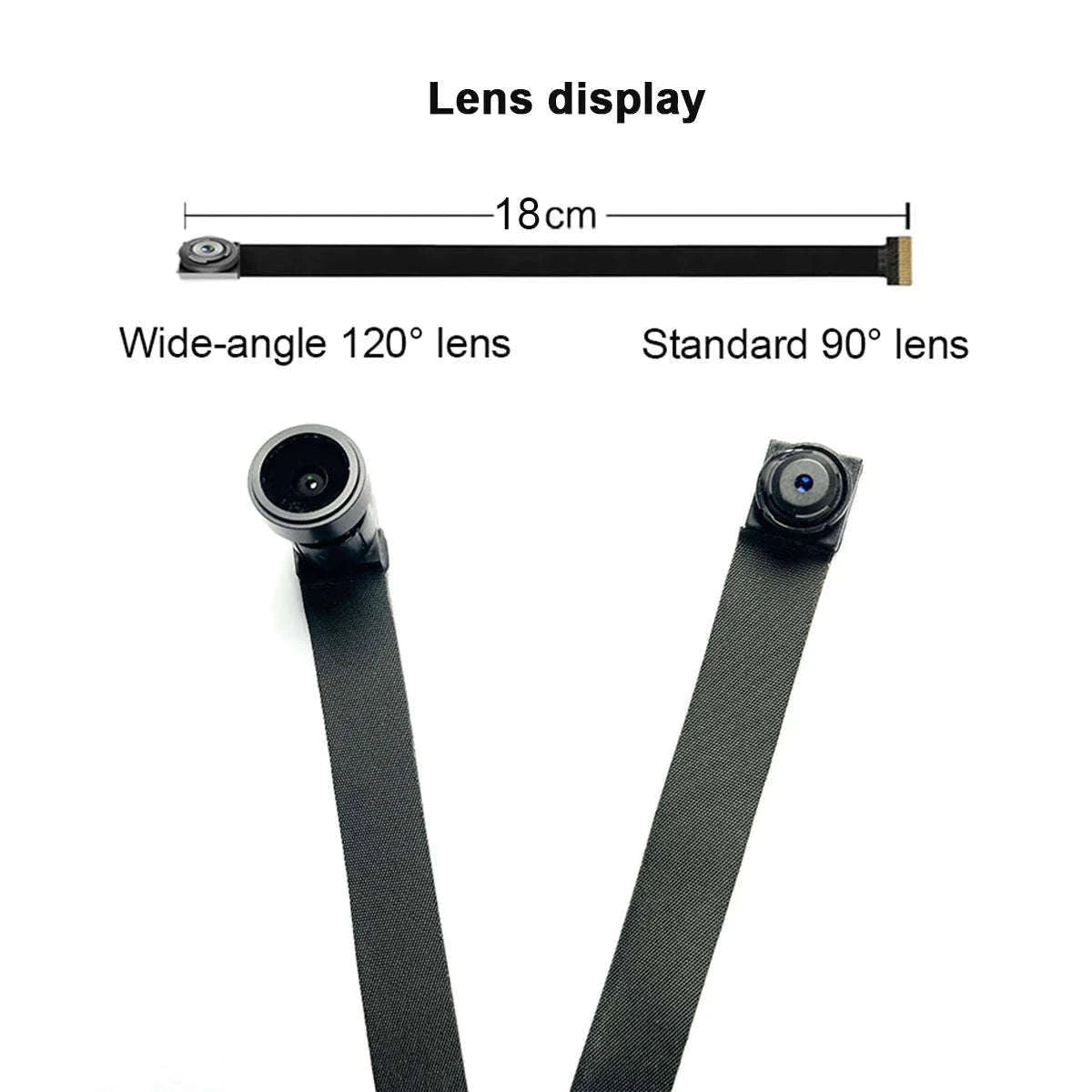 4K DIY Wireless WiFi Mini Camera for Remote Viewing-Model 2 90 degrees