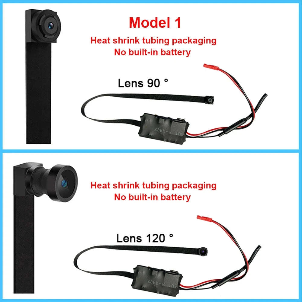 4K DIY Wireless WiFi Mini Camera for Remote Viewing-Model 2 90 degrees