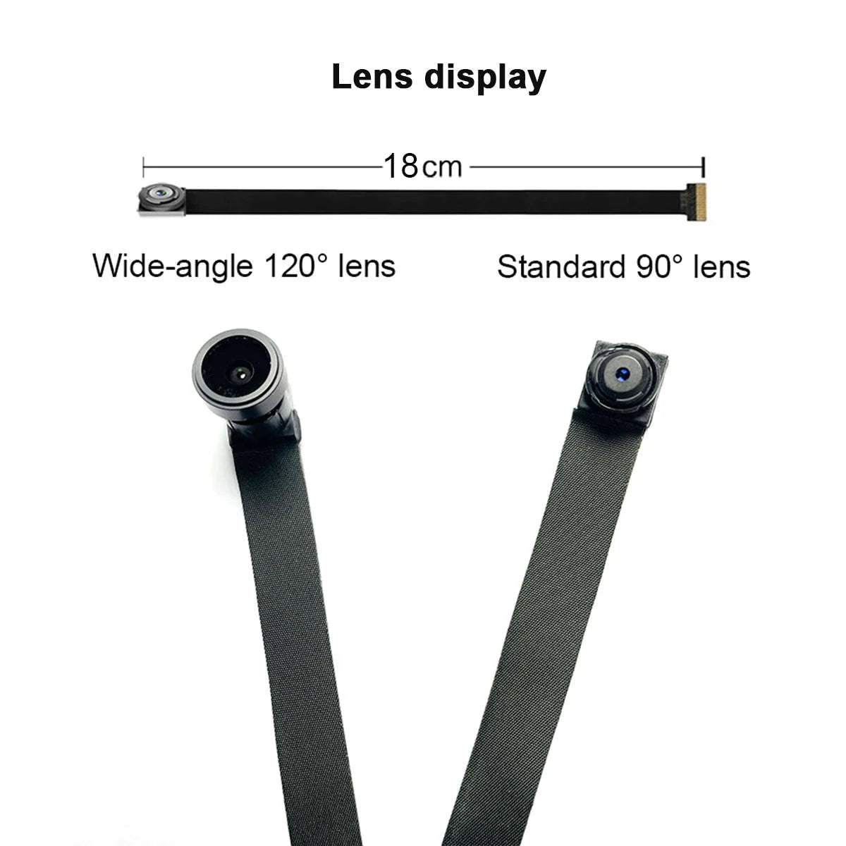 4K DIY Wireless WiFi Mini Camera for Remote Viewing-Model 2 90 degrees