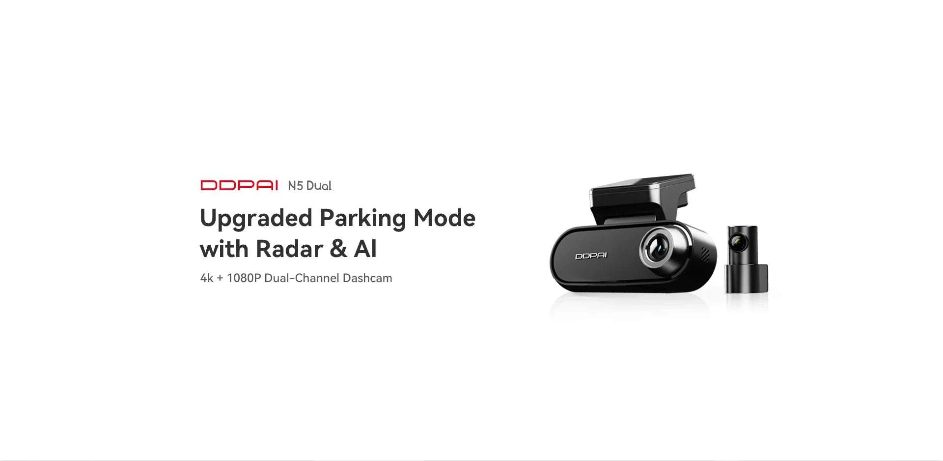4K Dual Dash Cam Front & Rear with GPS, Night Vision & ADAS-N5 Dual / Poland / U3 64GB SD Card
