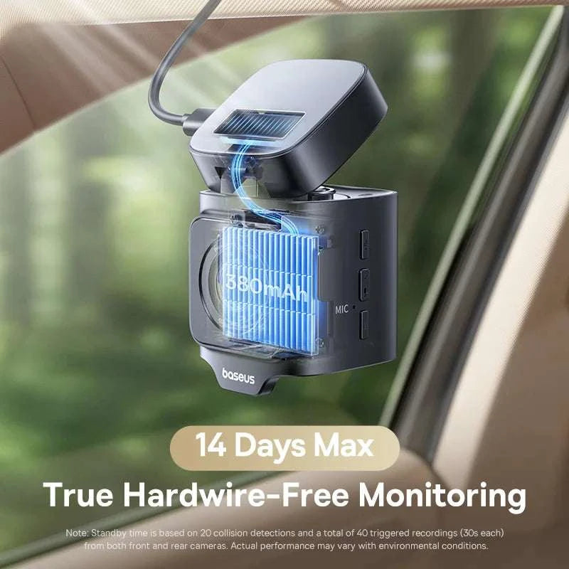 4K Front & 1080P Rear Dash Cam with WiFi6, GPS & Night Vision-Front n Rear / 32G / United States