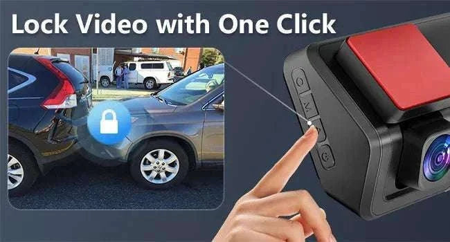 4K Front & Rear Dash Cam with WiFi, Night Vision & Parking Monitor-S8-6M RCC-BL / 32G