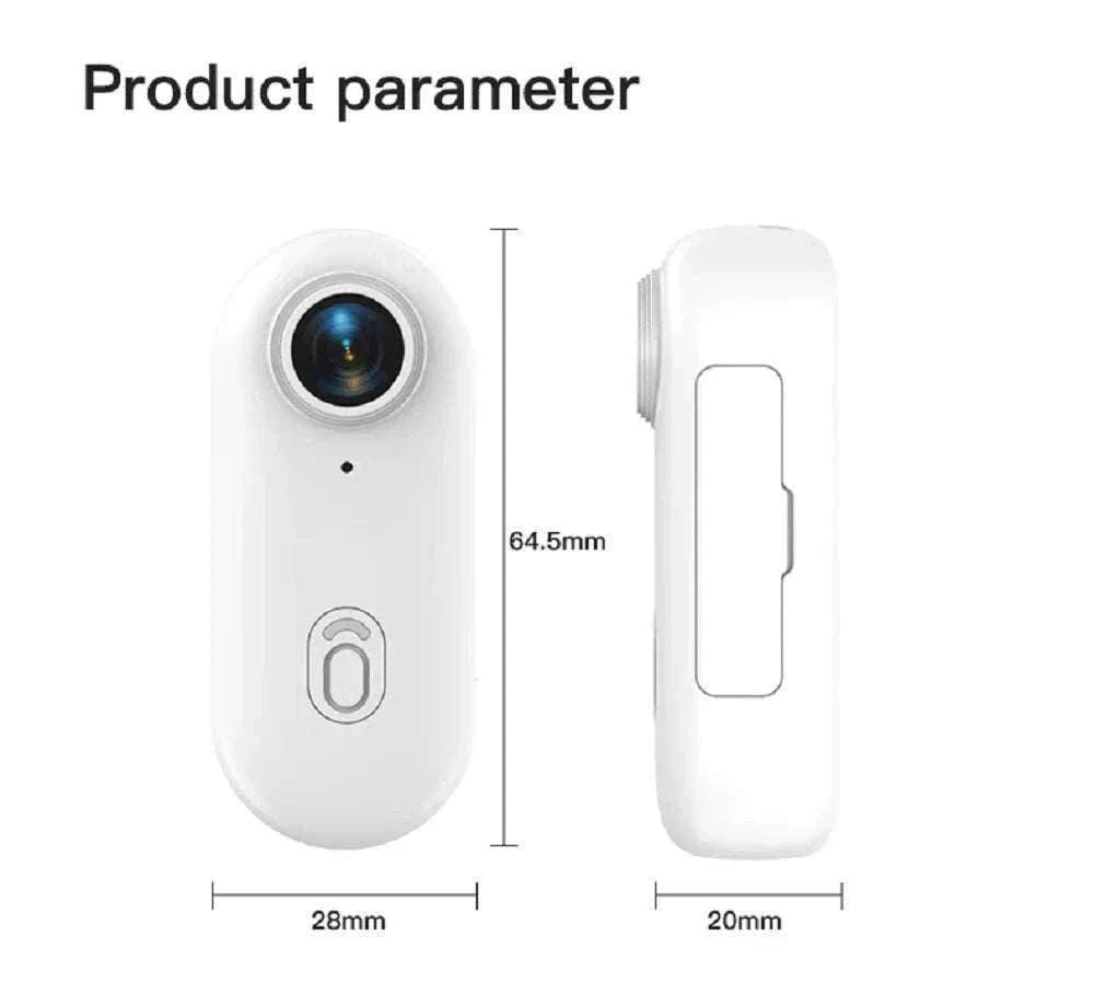 4K HD Mini Pet Collar Camera with Wide-Angle Lens-UHD Pro 4K (WH-Bas) / With 32G TF Card / China Mainland