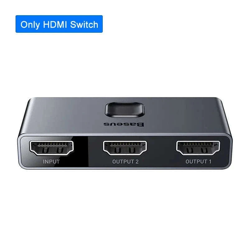 4K HDMI Switcher Bi-Directional 2-in-1 Splitter for TV, PS4, PC-HDMI Switch / HDMI Switch