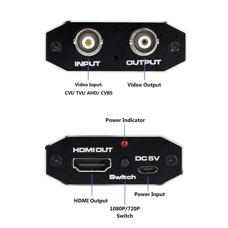 4K HDMI to TVI CVI AHD BNC Video Converter-HDMI to TVI CVI AHD