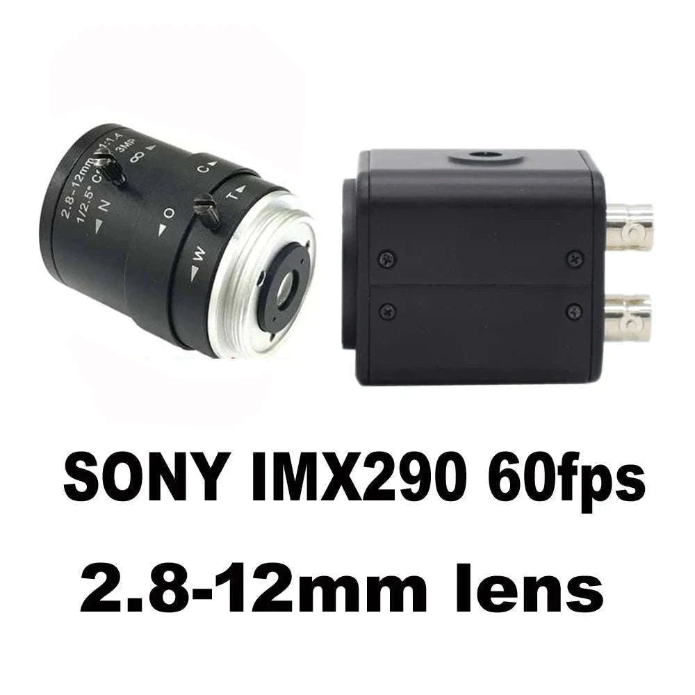 4K IMX385 SDI Industrial Camera for Stable, Clear Imaging-IMX290 2.8-12mm lens