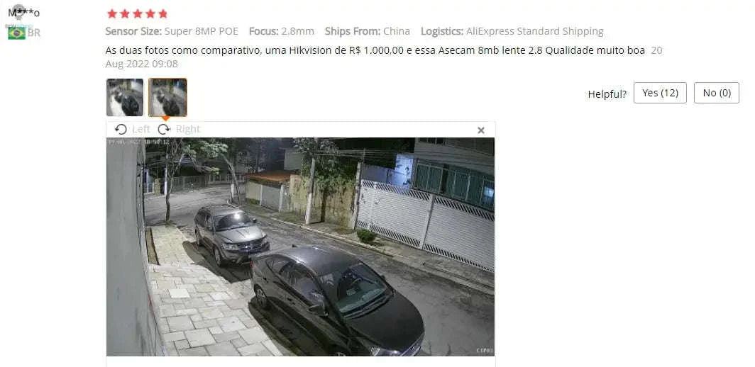 4K IP Camera – POE Outdoor Security with Color Night Vision and Audio-Super 4MP POE / 2.8mm