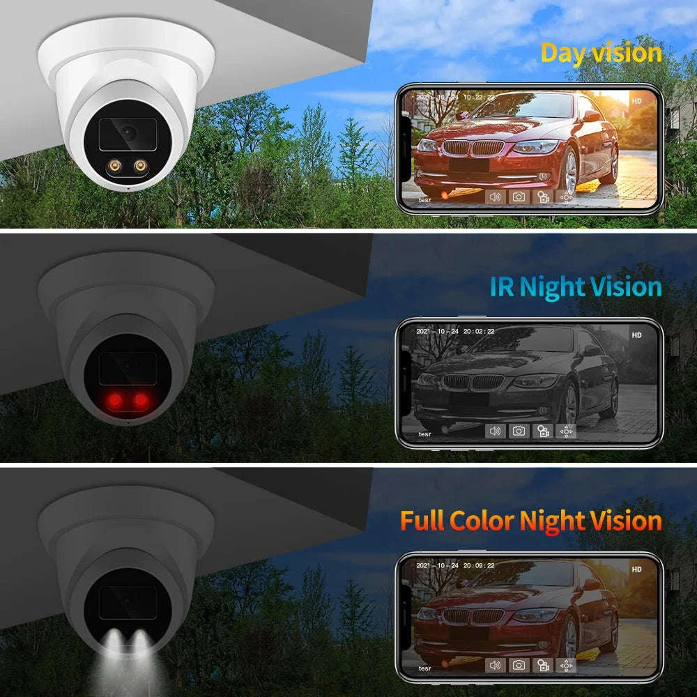 4K IP Camera with AI Color Night Vision and Wide-Angle Coverage-Super 4MP POE / 2.8mm