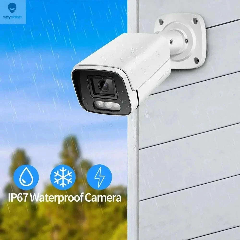 4K IP Security Camera with Color Night Vision and POE-Super 8MP POE / 2.8mm
