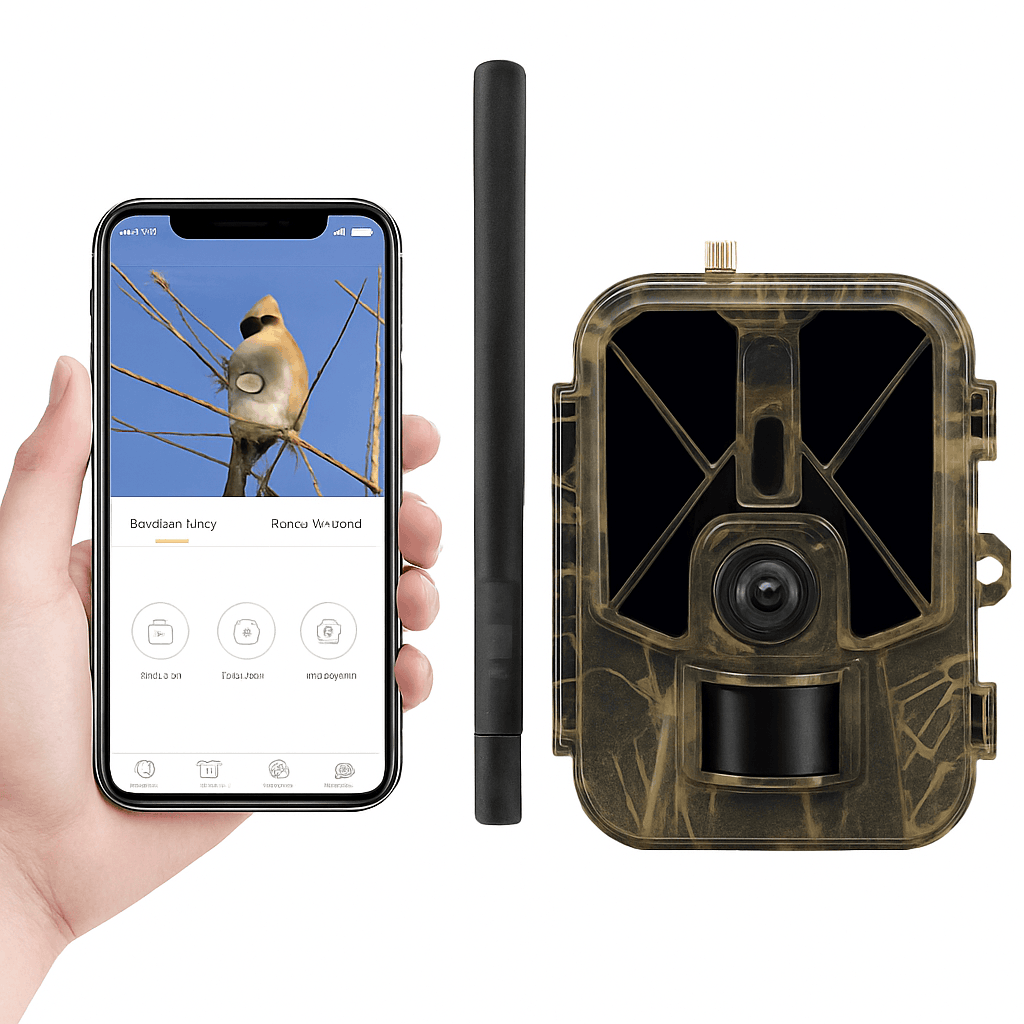 4K Live Stream Trail Camera with App Control and Night Vision-EU Version
