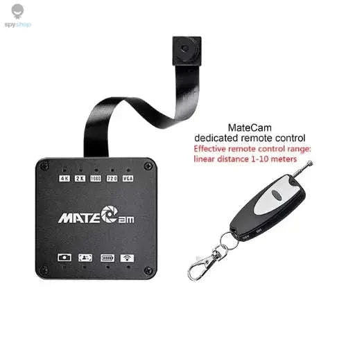 4K Mini Camera WiFi with 4000mAh Battery for Surveillance-No casing  Remote / 95 degree Lens