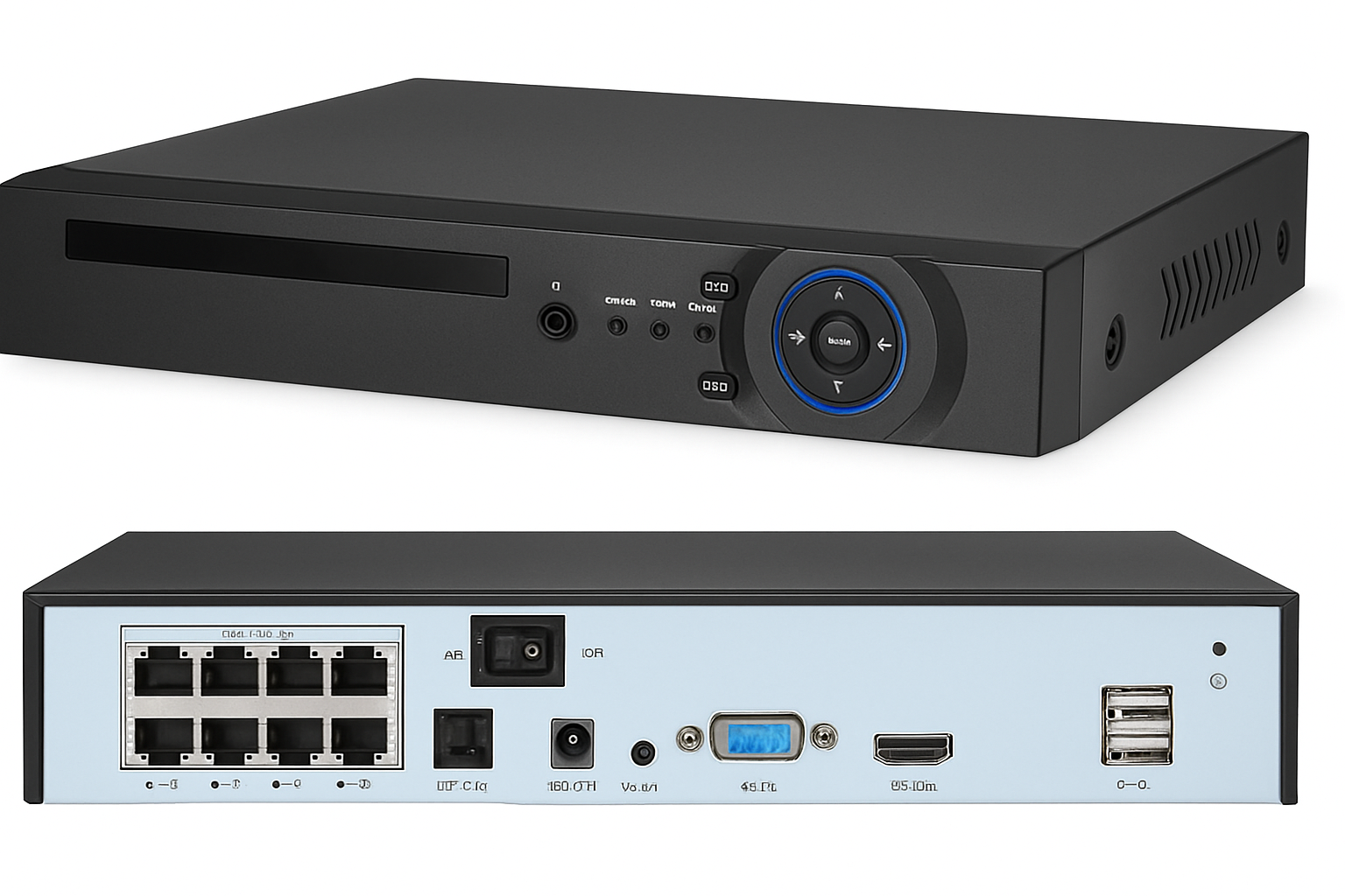 4K PoE NVR videófelvevő arcfelismeréssel a tisztább megfigyelésért