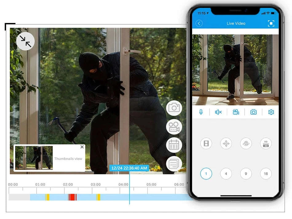4K PoE NVR Video Recorder with Face Detection-4CH / Poland / 1T