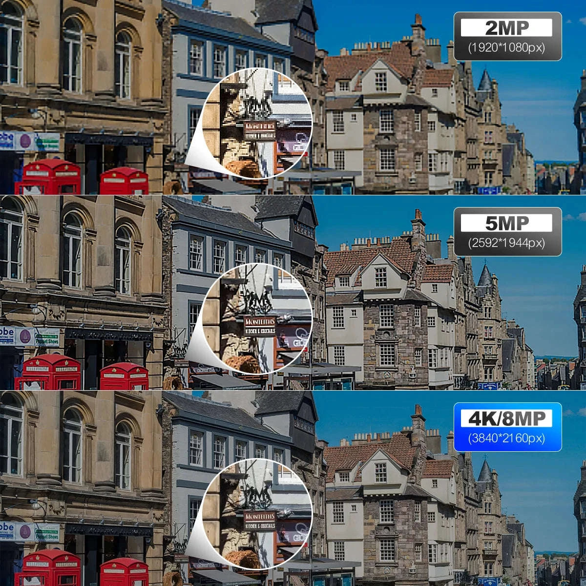 4K POE Security Camera with Human Detection, Color Night Vision & Two-Way Audio-5MP POE Camera 32G / uzbekistan