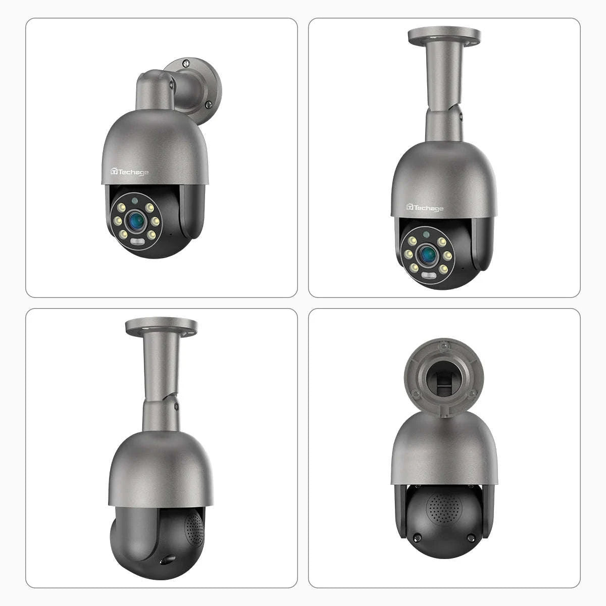 4K POE Security Camera with Human Detection, Color Night Vision & Two-Way Audio-5MP POE Camera 32G / uzbekistan