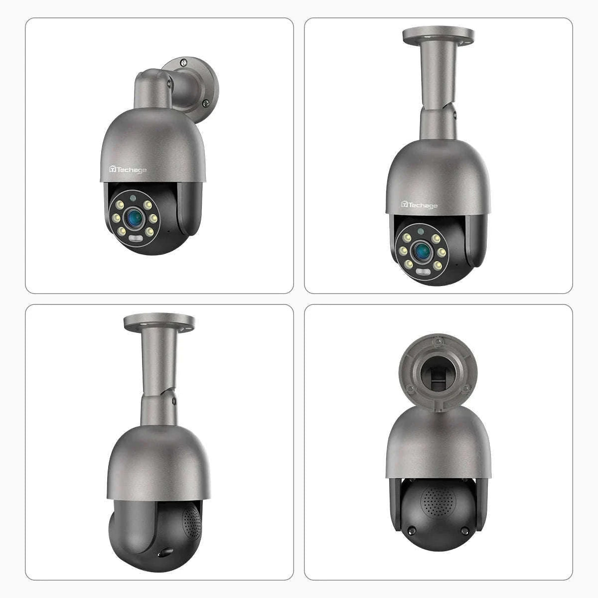 4K POE Security Camera with Human Detection, Color Night Vision & Two-Way Audio-5MP POE Camera 32G / uzbekistan