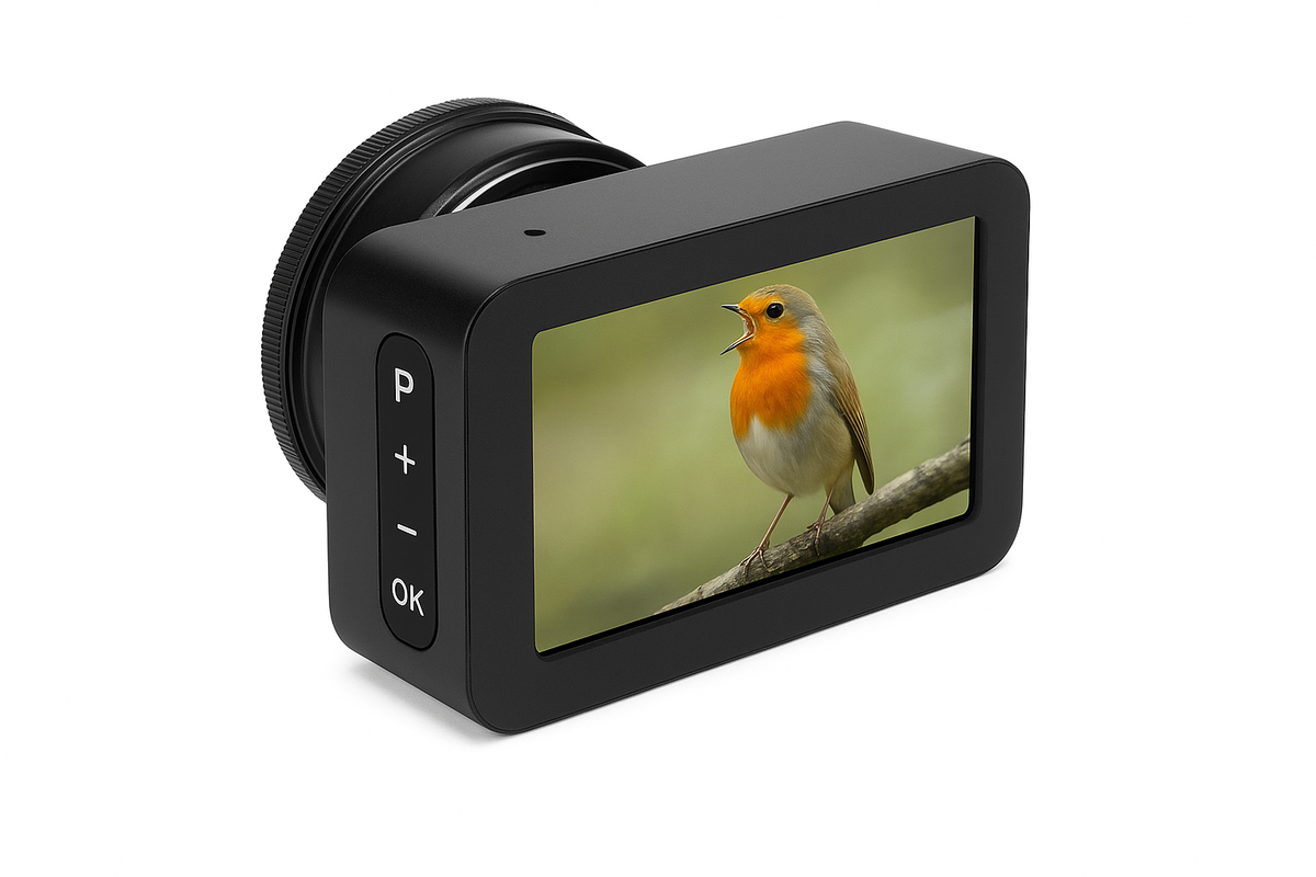 Ochi de telescoop 4K cu cameră, ecran color de 3 inch