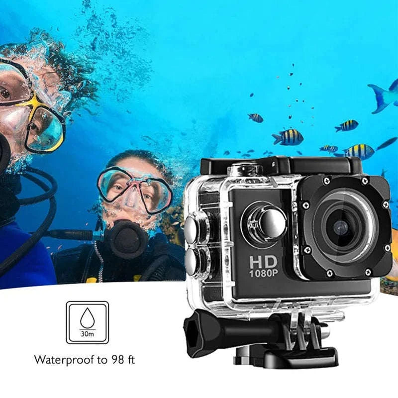 4K Ultra HD Action Camera with Waterproof Case-Default Title