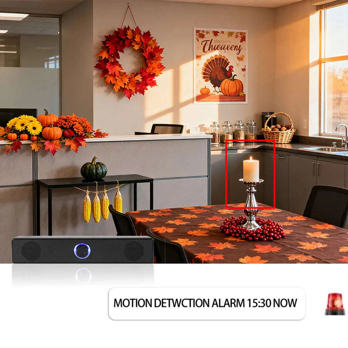 4K Ultra HD WiFi‑6 Camera with Bluetooth Speaker and Remote Viewing-black / With 64GB SD Card / China Mainland