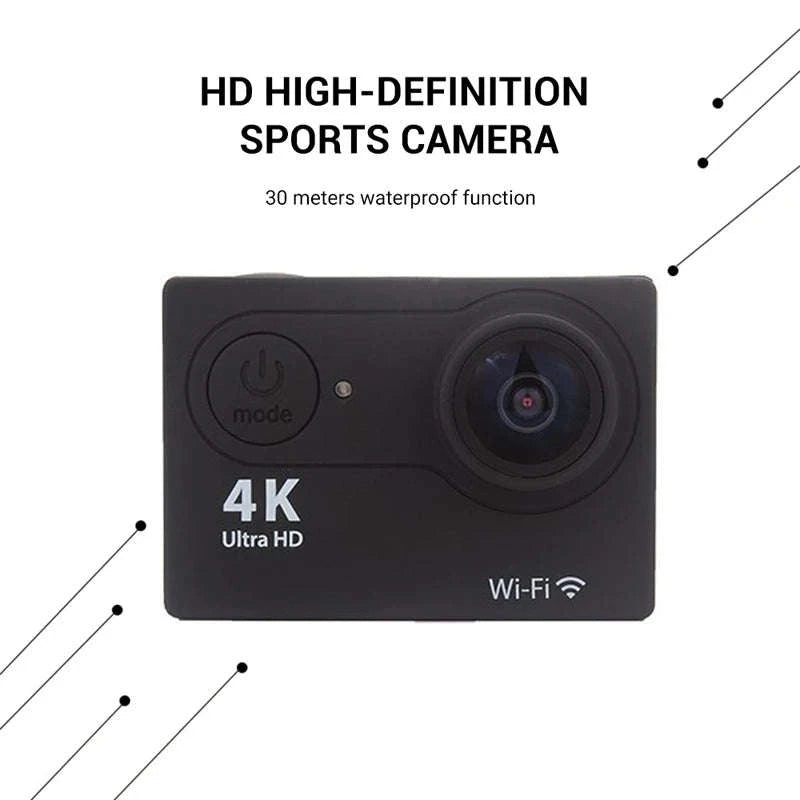 4K Underwater Action Camera-Blue