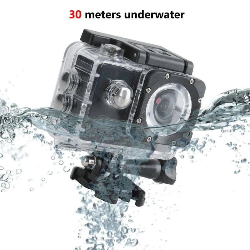 4K Underwater Action Camera-Blue
