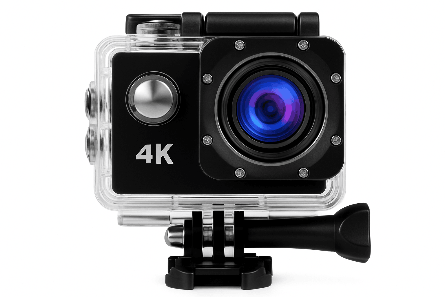 4K Underwater Action Camera with WiFi, Loop Recording-Blue
