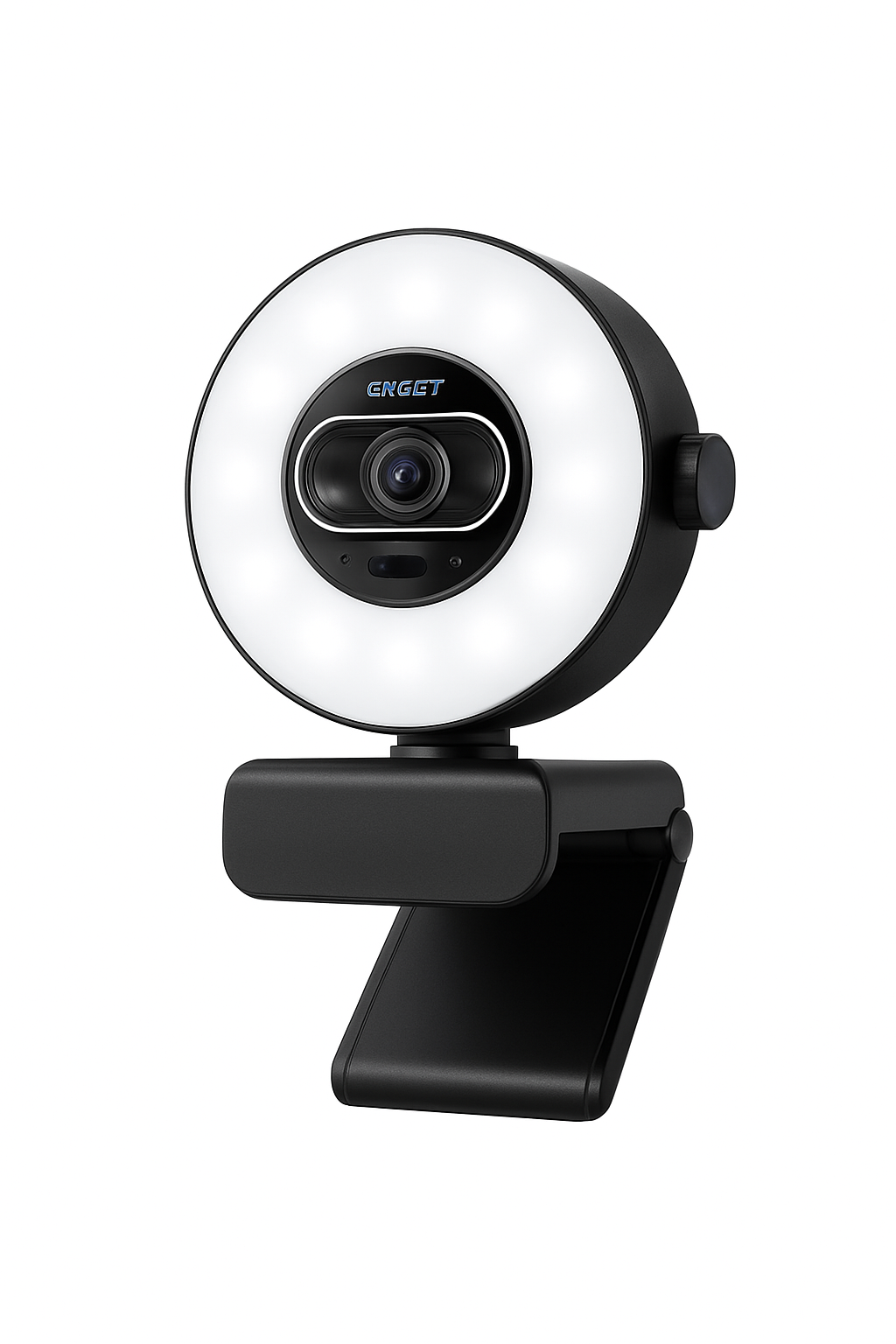 4K Webcam with Ring Light Autofocus 1080P 60FPS USB Camera