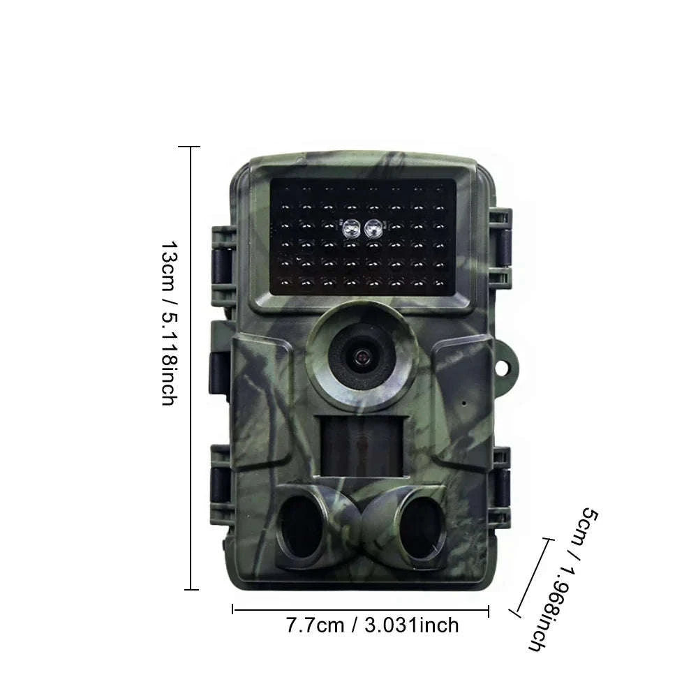 4K WiFi Trail Camera 60MP Motion Activated Night Vision IP66-PR4000W Add 128GB