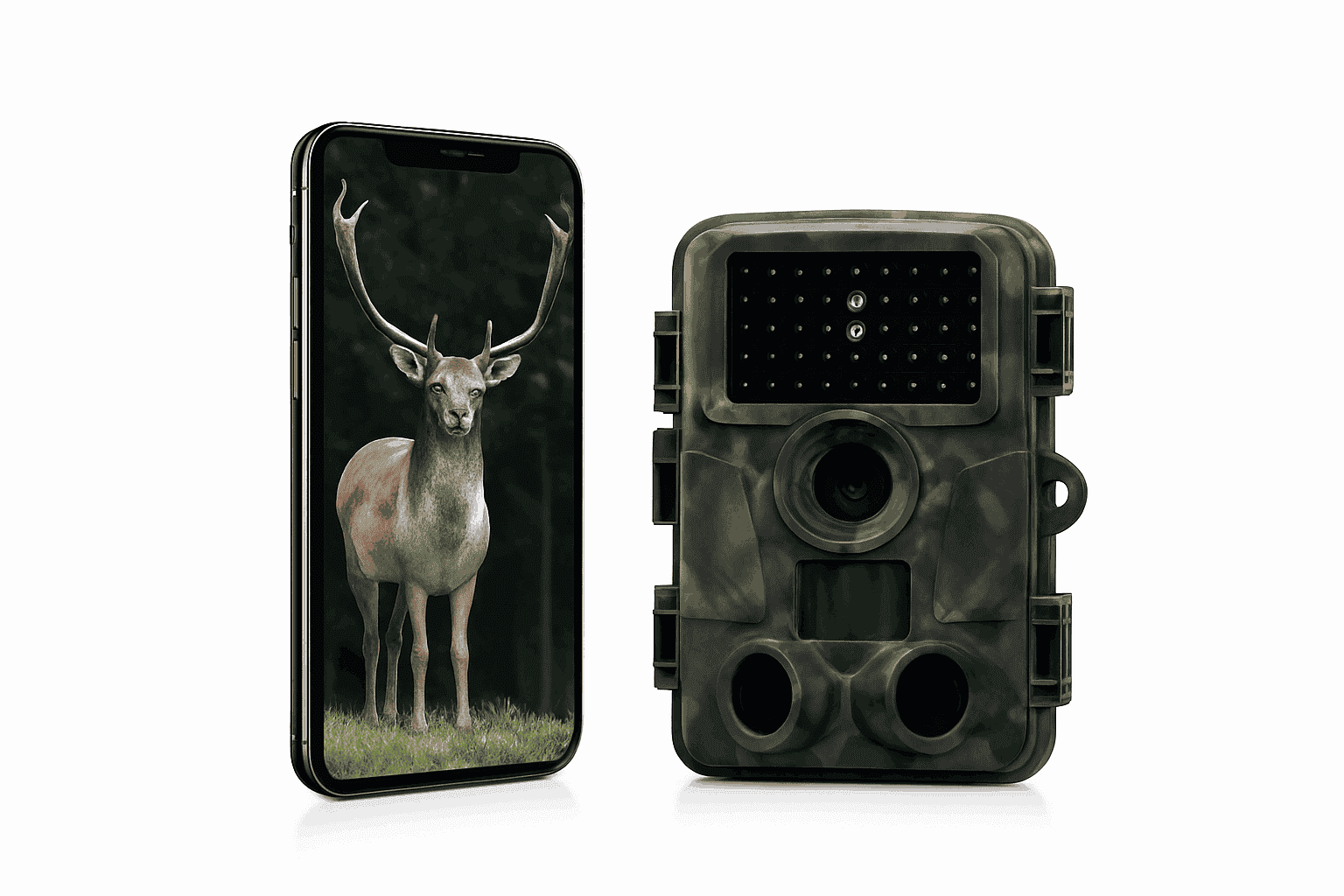 4K WiFi Trail Camera 60MP Motion Activated Night Vision IP66-PR4000W Add 128GB