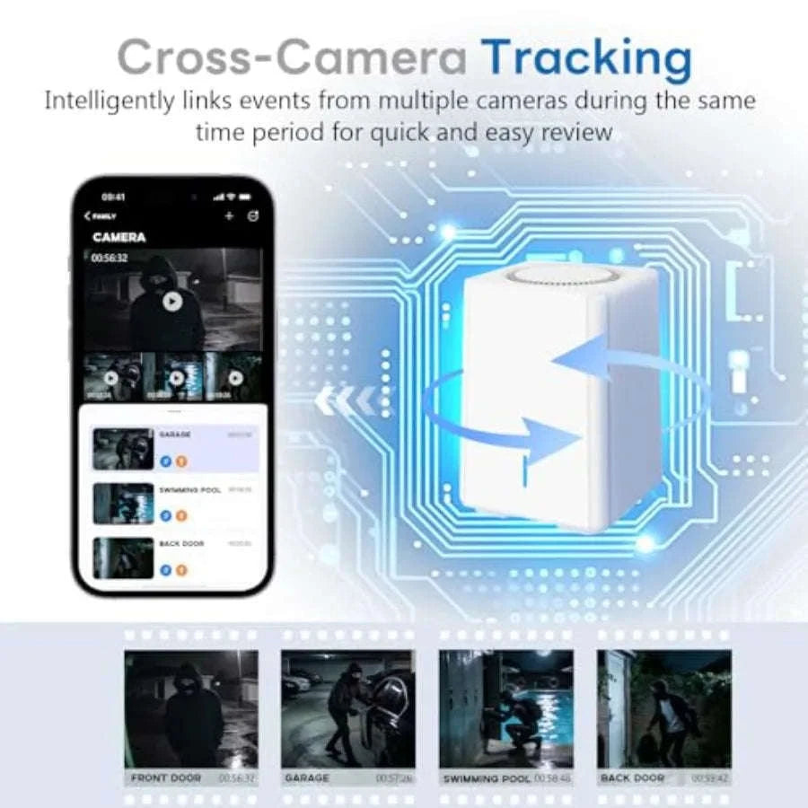 4K Wireless Solar Security Camera System with Local Storage-United States / 2Camkit