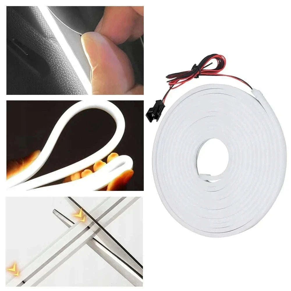4M Auto Sensor LED Trunk Light Strip for Car Luggage Space-Poland / WHITE