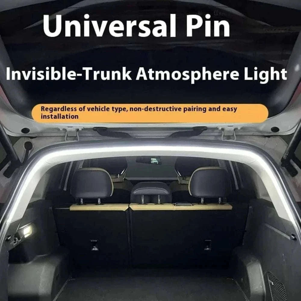 4M Auto Sensor LED Trunk Light Strip for Car Luggage Space-Poland / WHITE