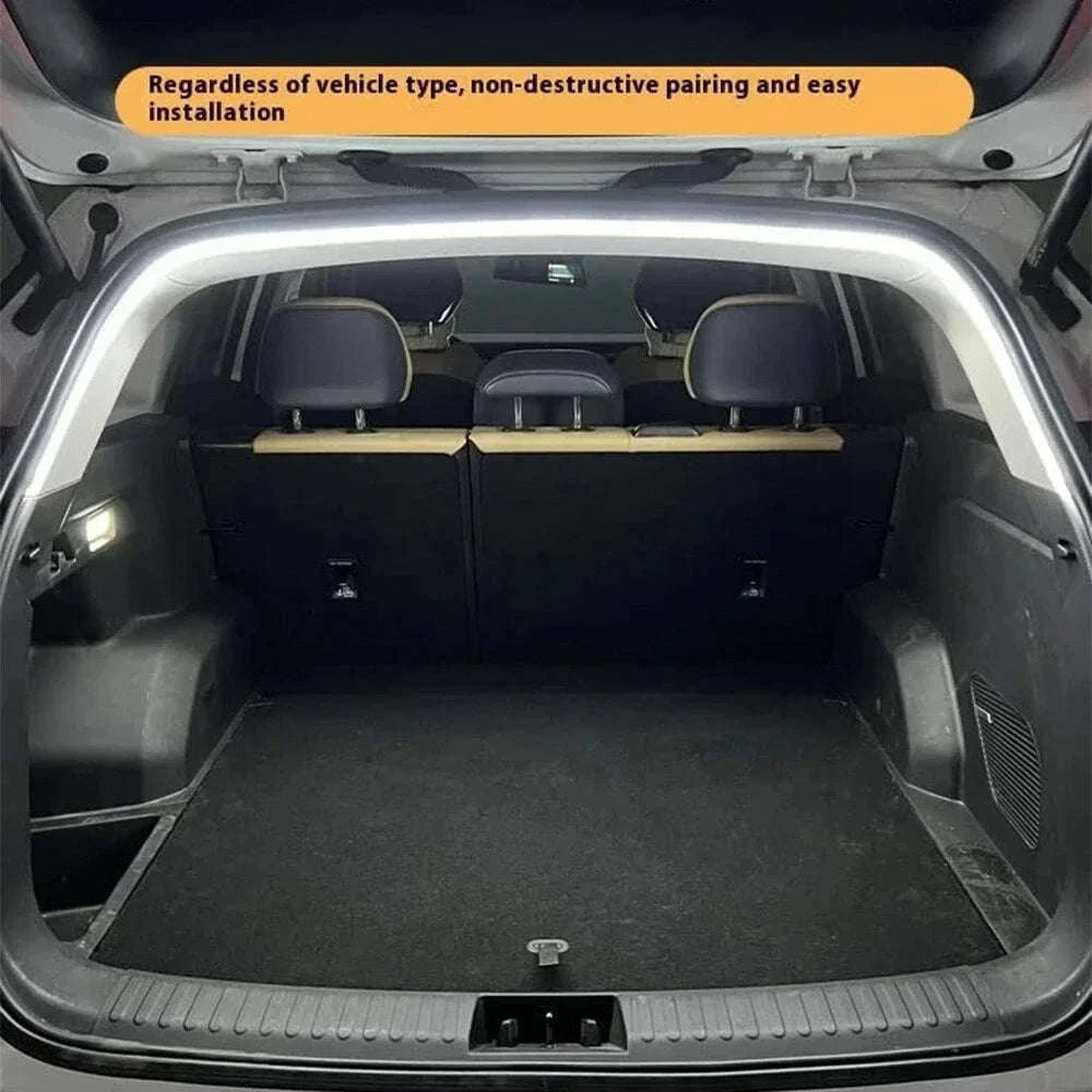 4M Auto Sensor LED Trunk Light Strip for Car Luggage Space-Poland / WHITE