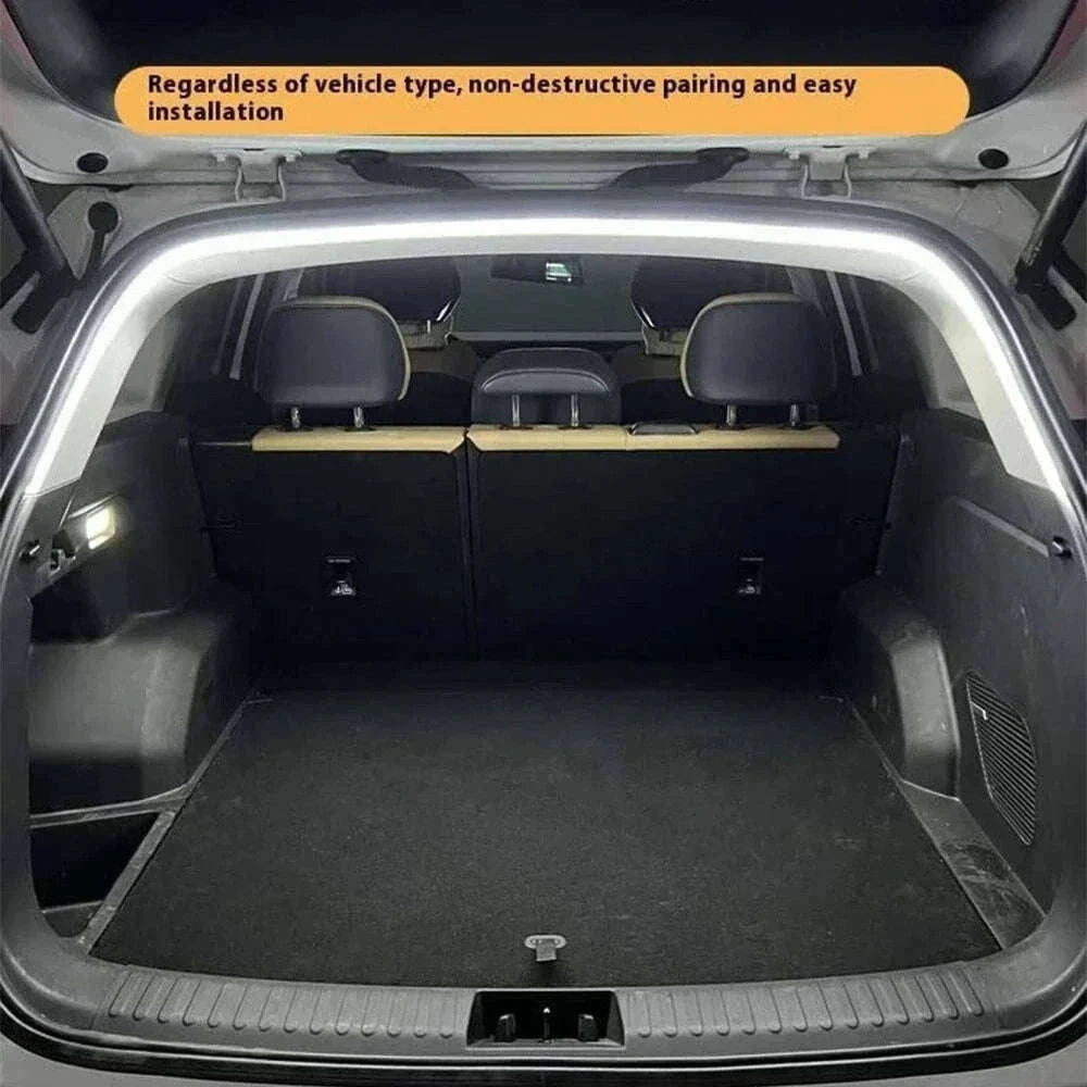 4M Auto Sensor LED Trunk Light Strip for Car Luggage Space-Poland / WHITE